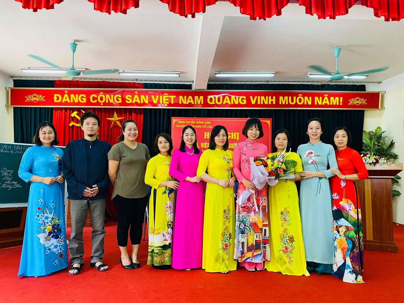 HỘI NGHỊ CÁN BỘ, CÔNG CHỨC, VIÊN CHỨC TRƯỜNG MN CỔ LOA ( NĂM HỌC 2020-2021 )