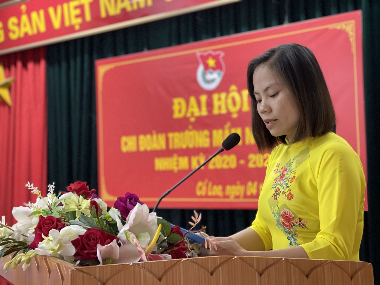 ĐẠI HỘI CHI ĐOÀN TRƯỜNG MẦM NON CỔ LOA NHIỆM KÌ 2020-2021