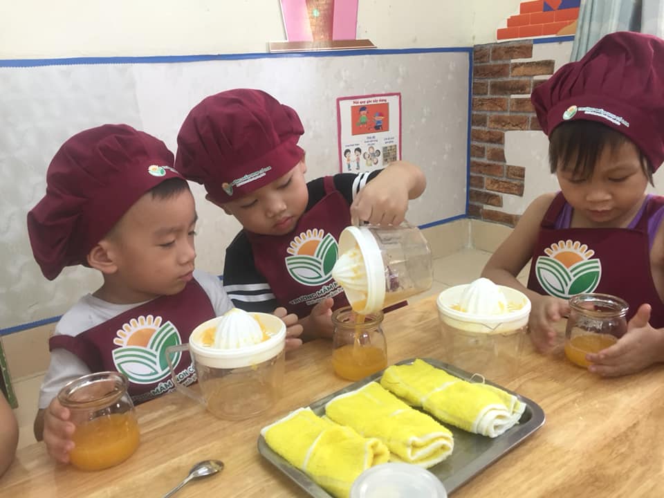 HOẠT ĐỘNG TRẢI NGHIỆM CỦA BÉ YÊU TRƯỜNG MN CỔ LOA