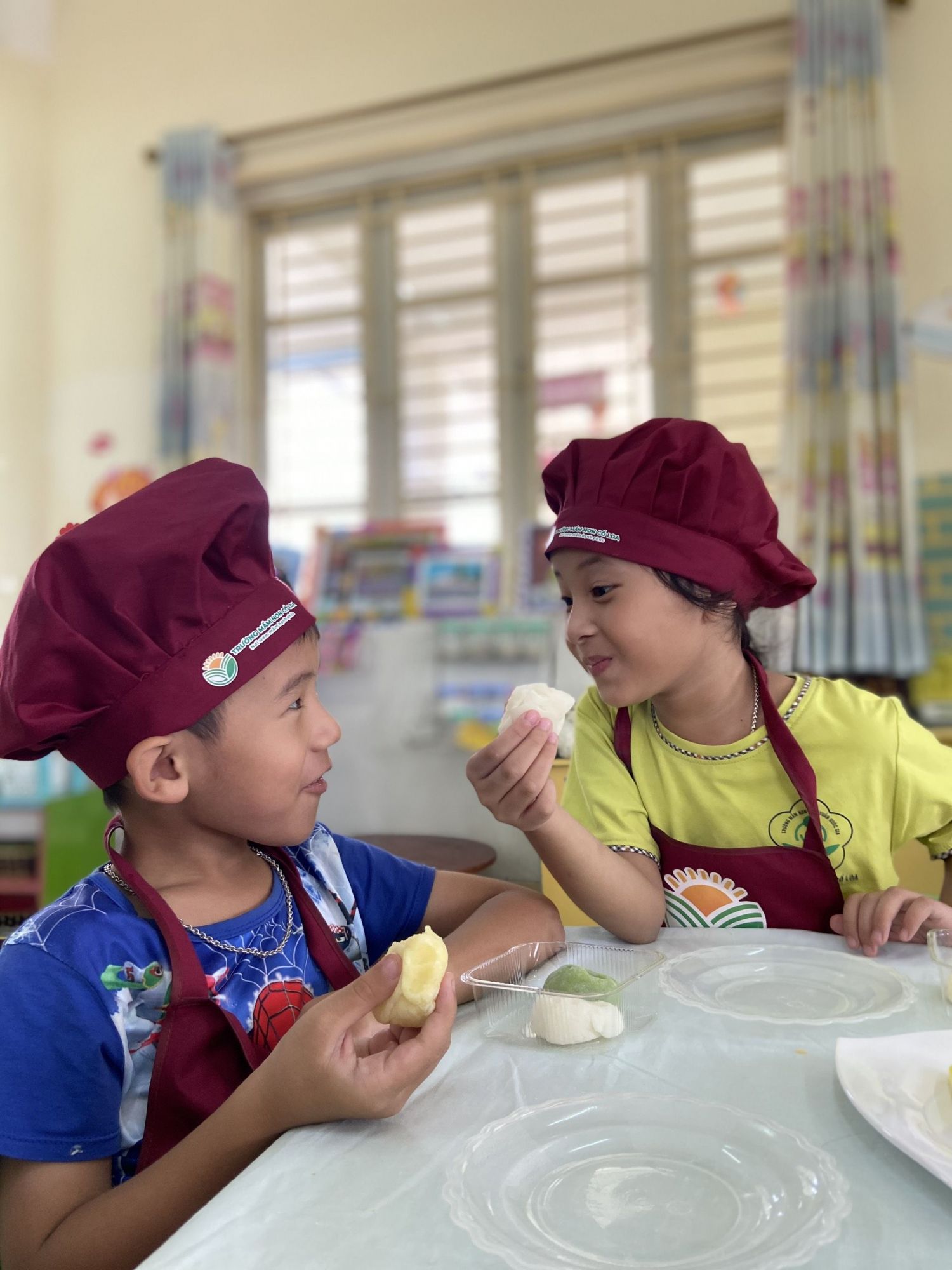HOẠT ĐỘNG TRẢI NGHIỆM CỦA BÉ YÊU TRƯỜNG MN CỔ LOA