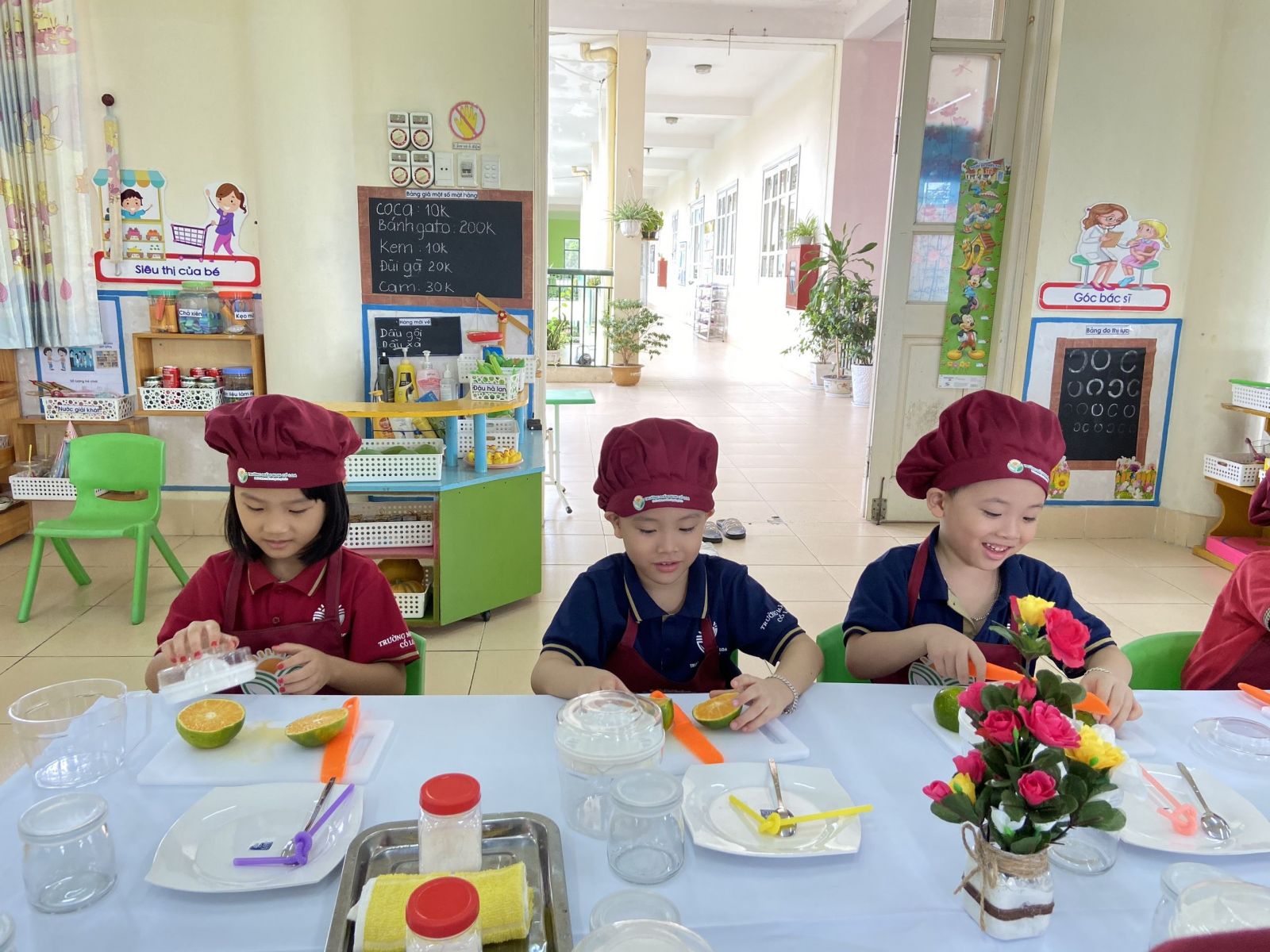HOẠT ĐỘNG TRẢI NGHIỆM CỦA BÉ YÊU TRƯỜNG MN CỔ LOA