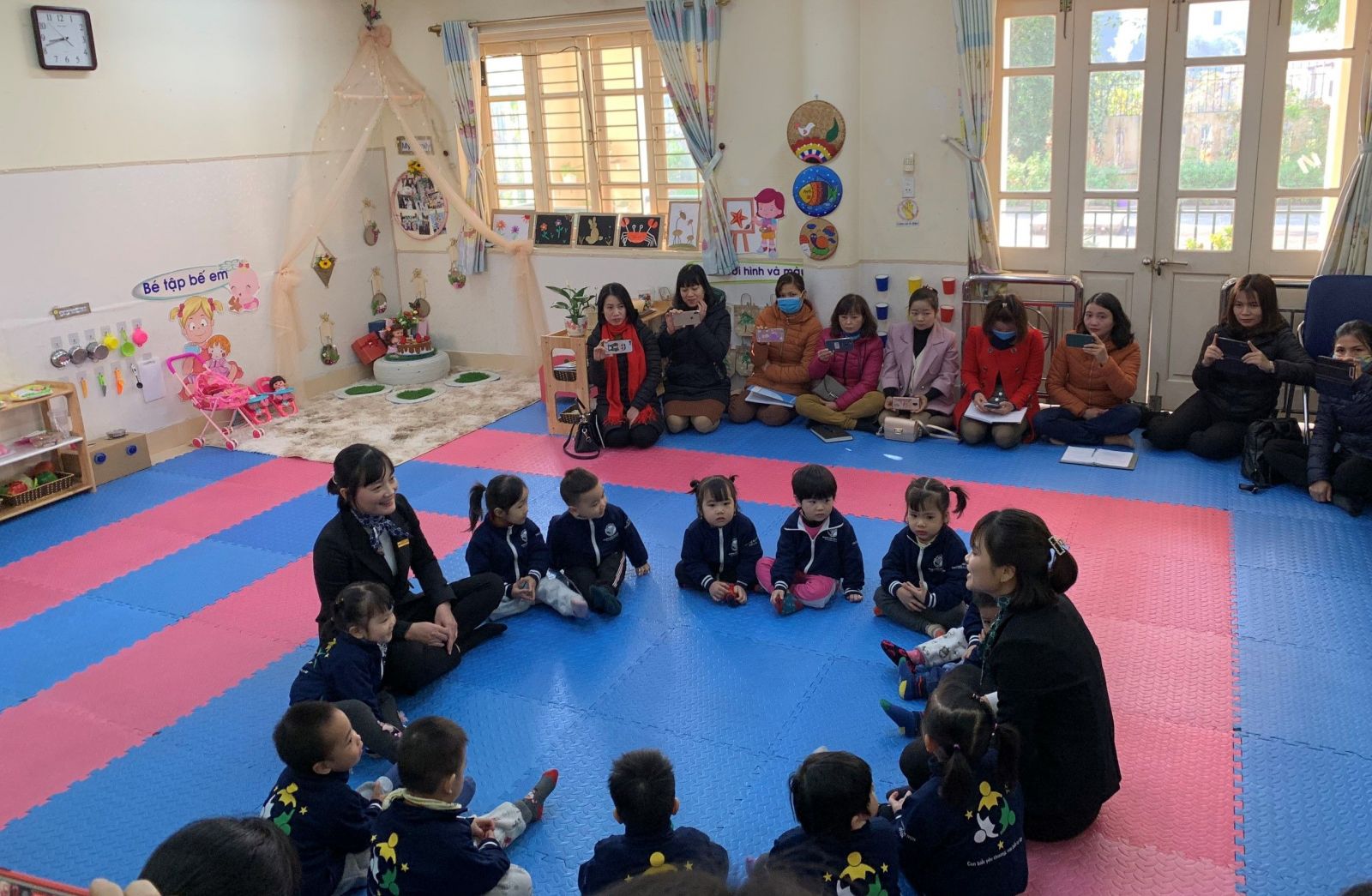 Trường Mầm non Cổ Loa làm điểm chuyên đề : “Xây dựng trường, lớp mầm non hạnh phúc Năm học 2020 - 2021”.