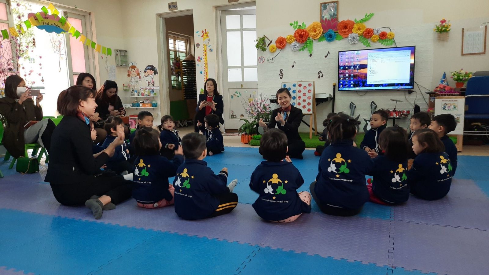 Trường Mầm non Cổ Loa làm điểm chuyên đề : “Xây dựng trường, lớp mầm non hạnh phúc Năm học 2020 - 2021”.