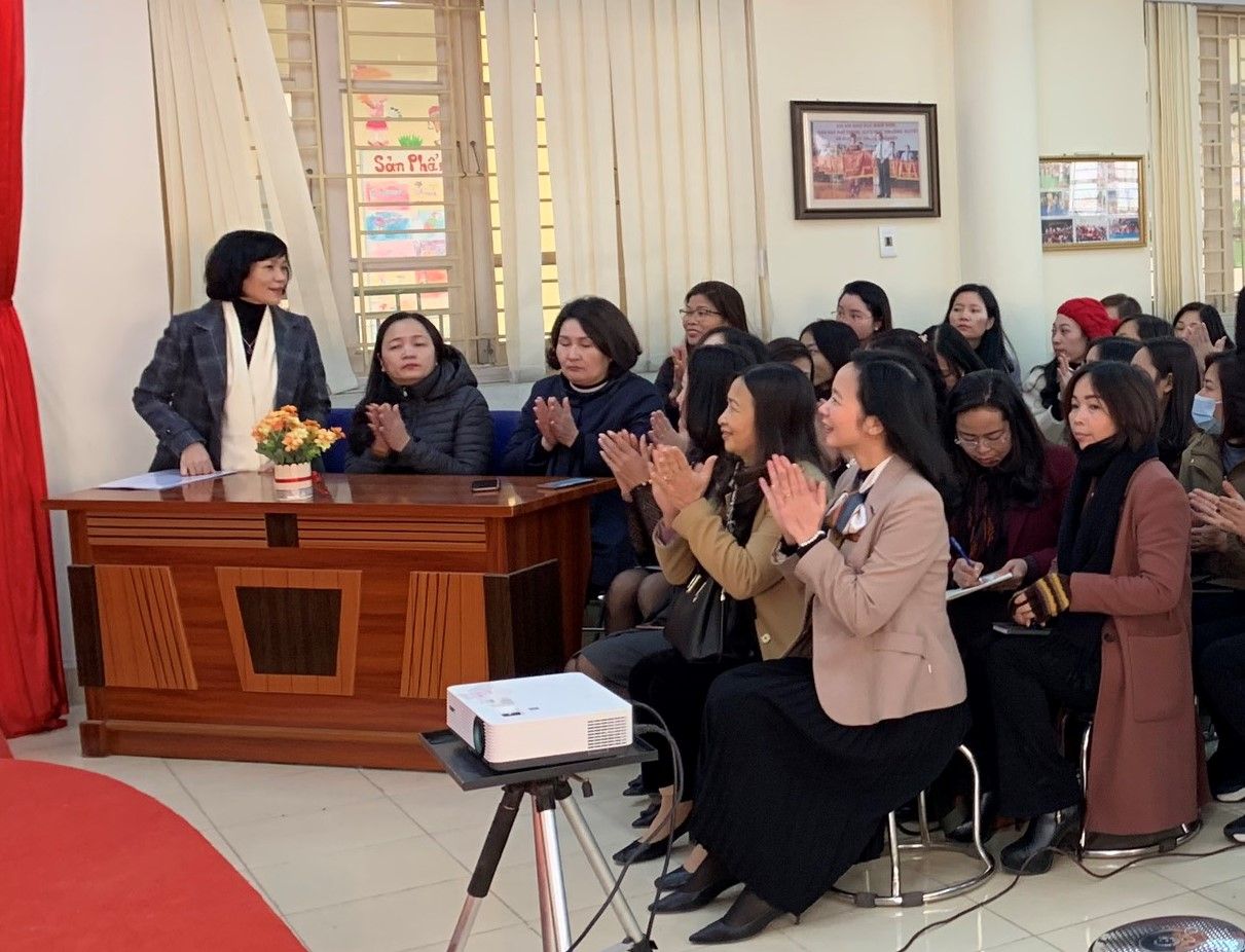 Trường Mầm non Cổ Loa làm điểm chuyên đề : “Xây dựng trường, lớp mầm non hạnh phúc Năm học 2020 - 2021”.
