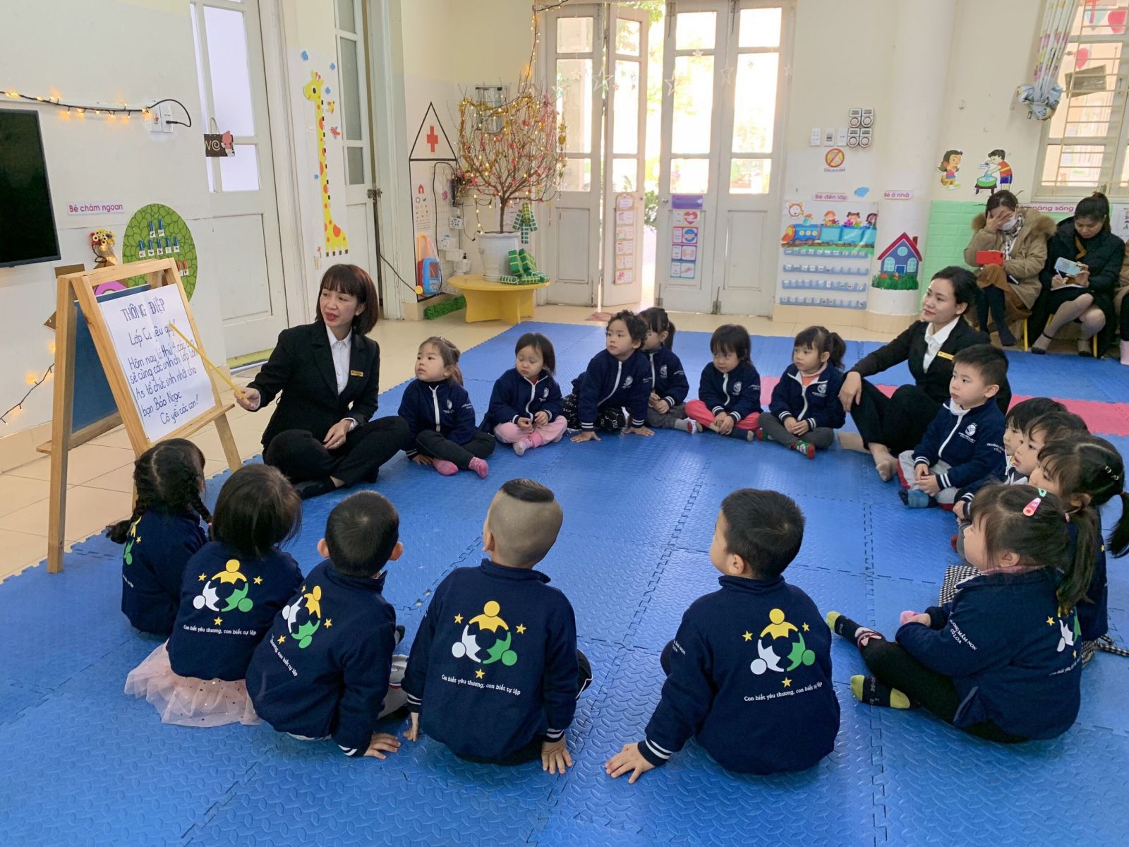 Trường Mầm non Cổ Loa làm điểm chuyên đề : “Xây dựng trường, lớp mầm non hạnh phúc Năm học 2020 - 2021”.