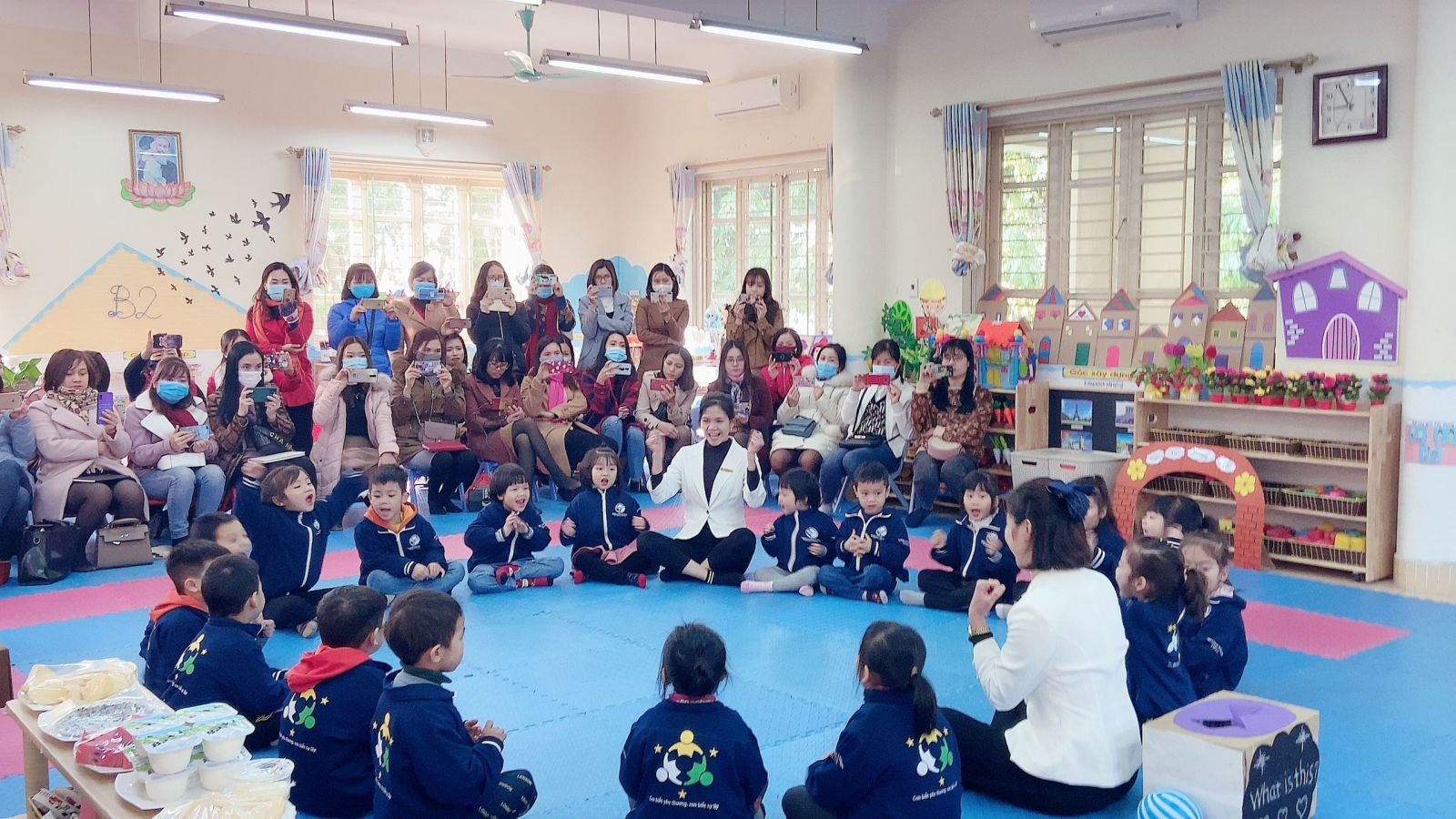 Trường Mầm non Cổ Loa làm điểm chuyên đề : “Xây dựng trường, lớp mầm non hạnh phúc Năm học 2020 - 2021”.