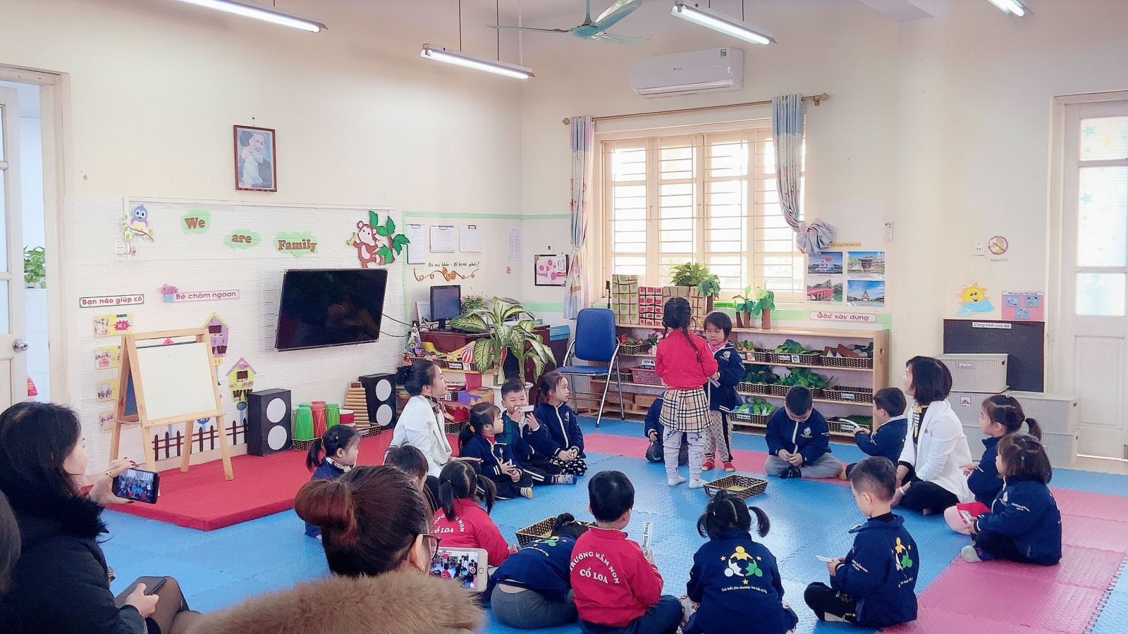 Trường Mầm non Cổ Loa làm điểm chuyên đề : “Xây dựng trường, lớp mầm non hạnh phúc Năm học 2020 - 2021”.