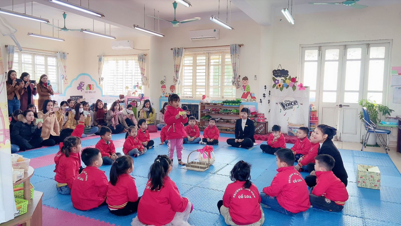 Trường Mầm non Cổ Loa làm điểm chuyên đề : “Xây dựng trường, lớp mầm non hạnh phúc Năm học 2020 - 2021”.