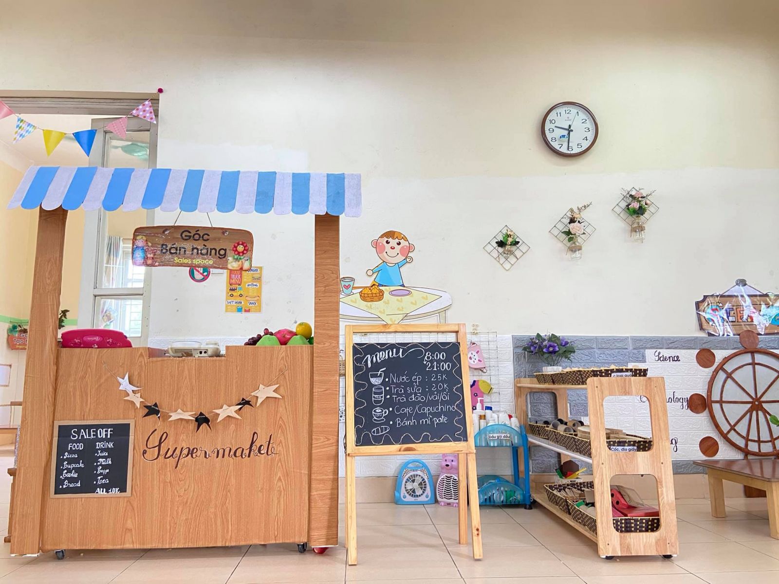 TRƯỜNG MẦM NON CỔ LOA CHUẨN BỊ MÔI TRƯỜNG LỚP HỌC SẴN SÀNG CHO NĂM HỌC MỚI!
