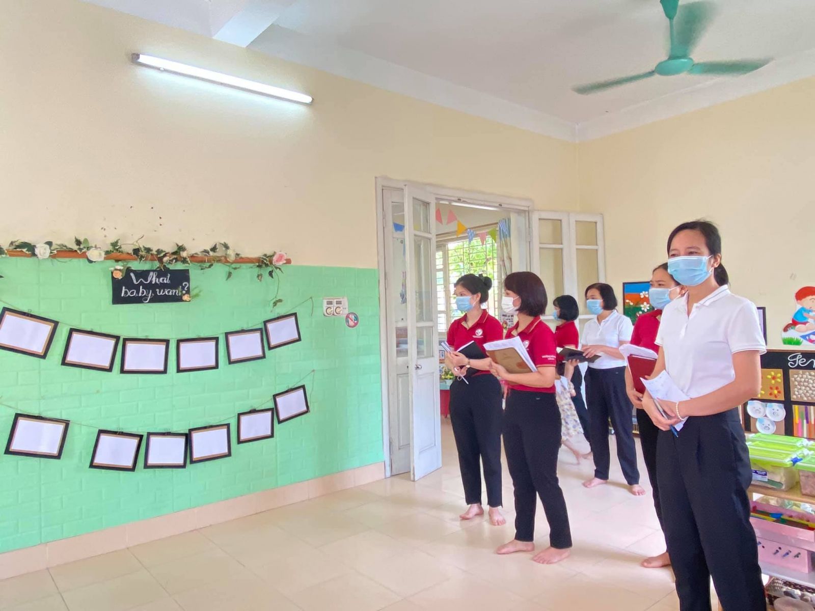 TRƯỜNG MẦM NON CỔ LOA CHUẨN BỊ MÔI TRƯỜNG LỚP HỌC SẴN SÀNG CHO NĂM HỌC MỚI!