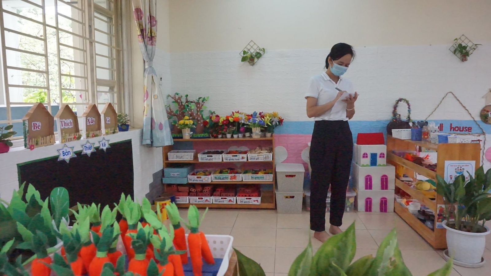TRƯỜNG MẦM NON CỔ LOA CHUẨN BỊ MÔI TRƯỜNG LỚP HỌC SẴN SÀNG CHO NĂM HỌC MỚI!