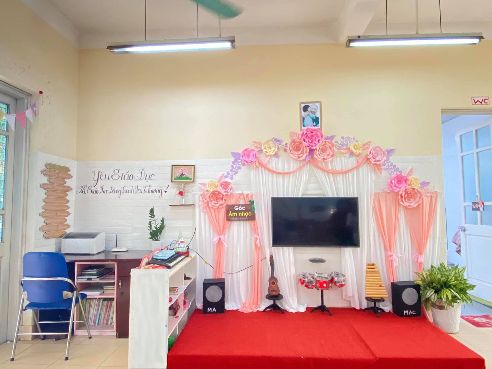 TRƯỜNG MẦM NON CỔ LOA CHUẨN BỊ MÔI TRƯỜNG LỚP HỌC SẴN SÀNG CHO NĂM HỌC MỚI!