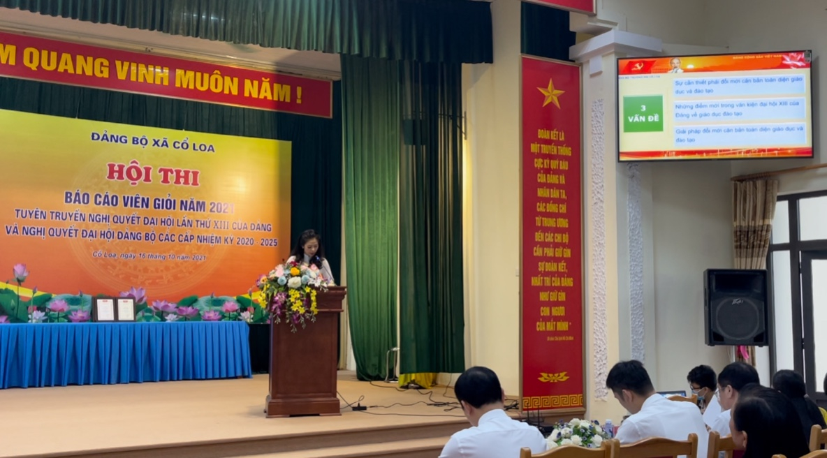 HỘI THI BÁO CÁO VIÊN GIỎI NĂM 2021