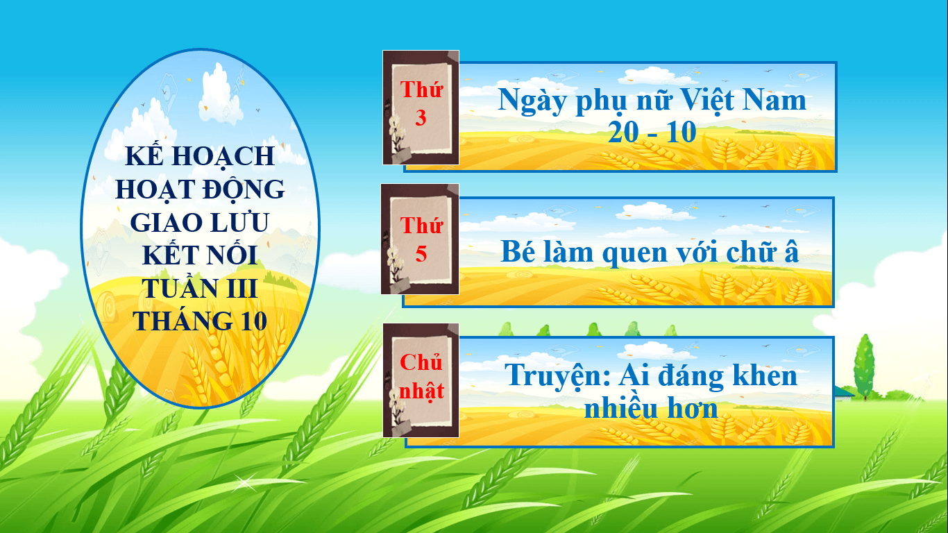 KẾ HOẠCH HOẠT ĐỘNG GIAO LƯU KẾT NỐI VỚI PHỤ HUYNH HỌC SINH TUẦN III THÁNG 10 ( Năm học 2021-2022)