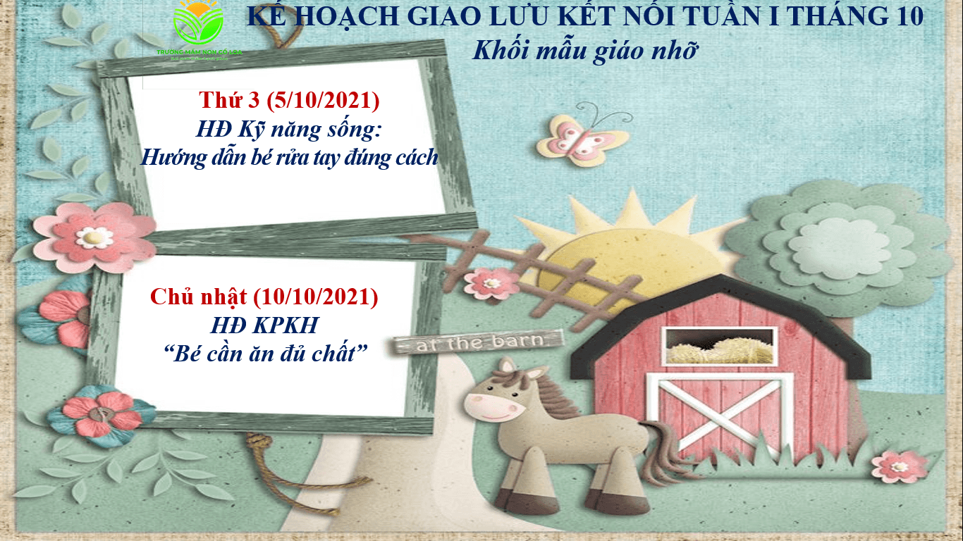 KẾ HOẠCH HOẠT ĐỘNG GIAO LƯU KẾT NỐI VỚI PHỤ HUYNH HỌC SINH TUẦN I THÁNG 10 ( Năm học 2021-2022)