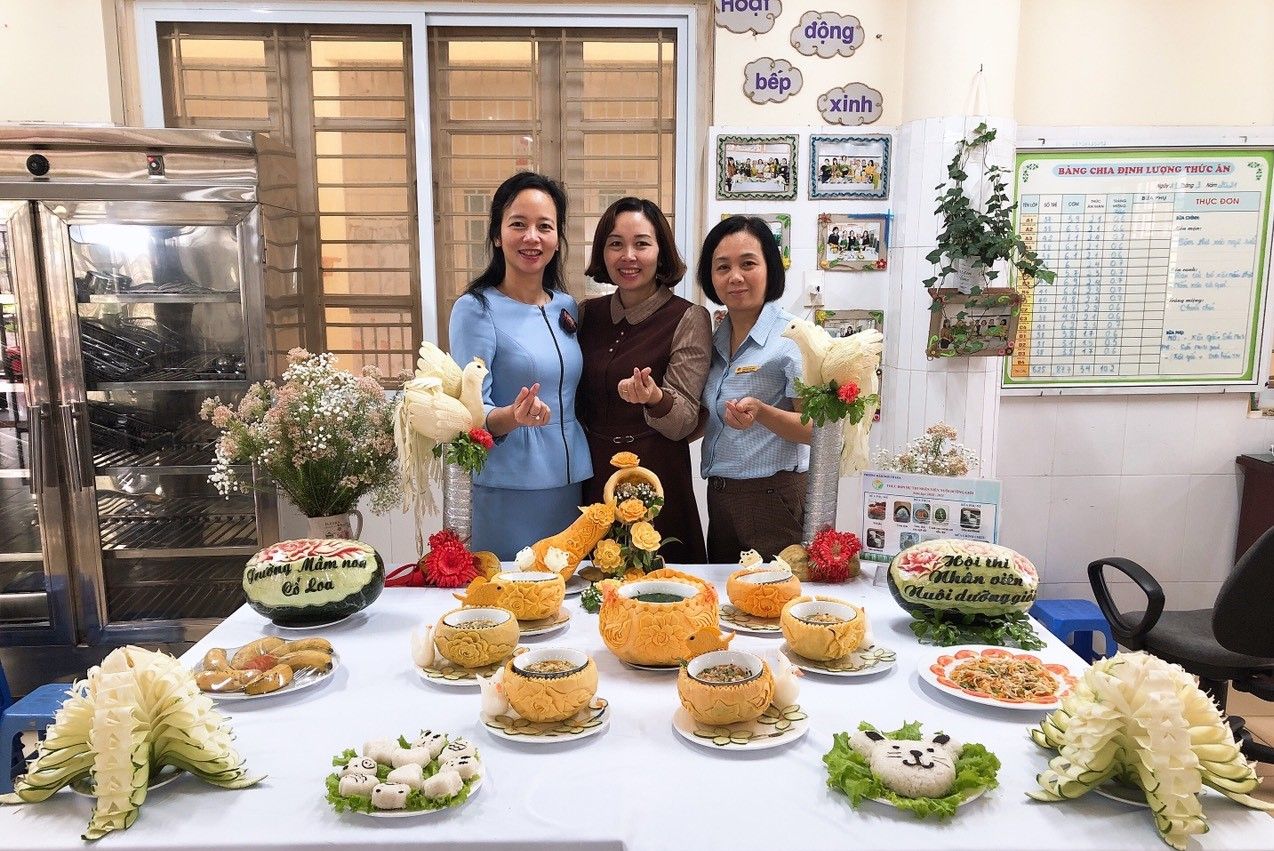 Hội thi “Nhân viên nuôi dưỡng giỏi” cấp Huyện năm học 2020 – 2021