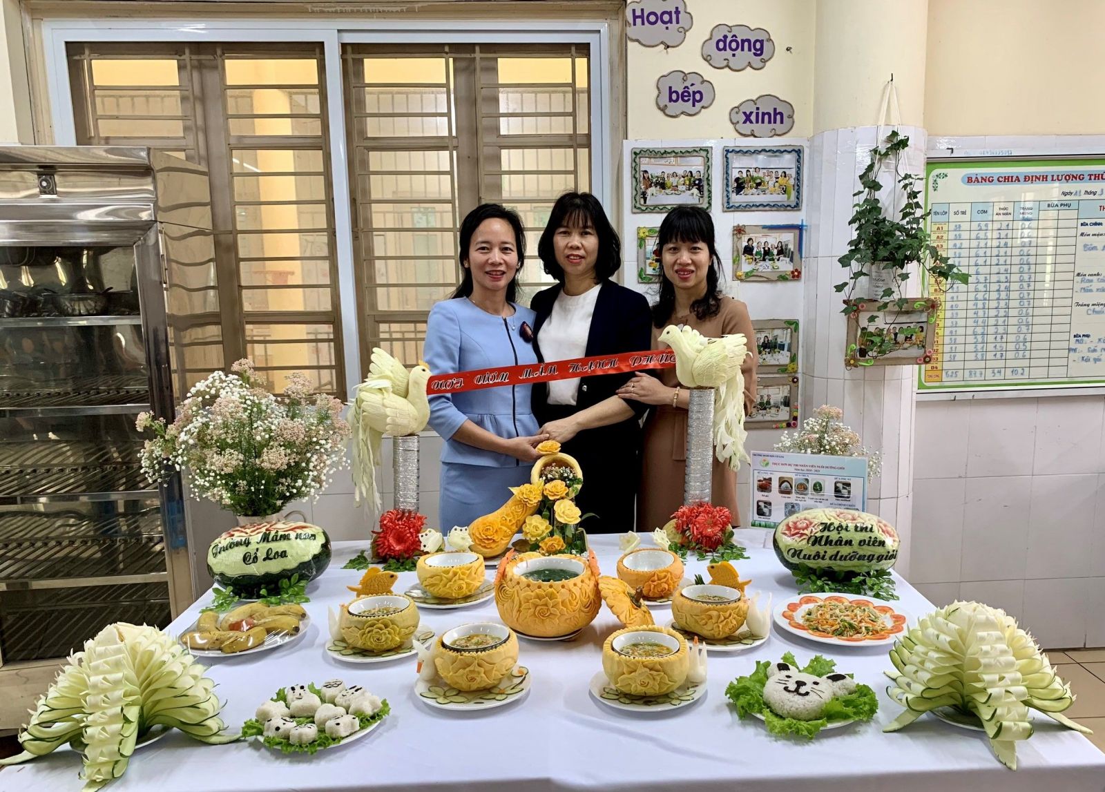 Hội thi “Nhân viên nuôi dưỡng giỏi” cấp Huyện năm học 2020 – 2021