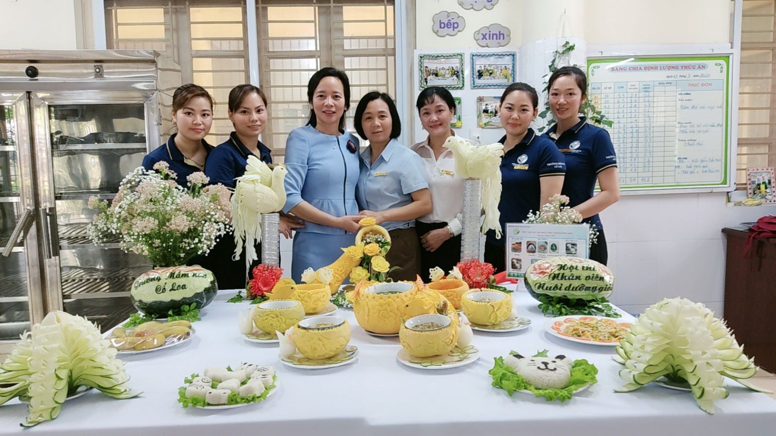 Hội thi “Nhân viên nuôi dưỡng giỏi” cấp Huyện năm học 2020 – 2021