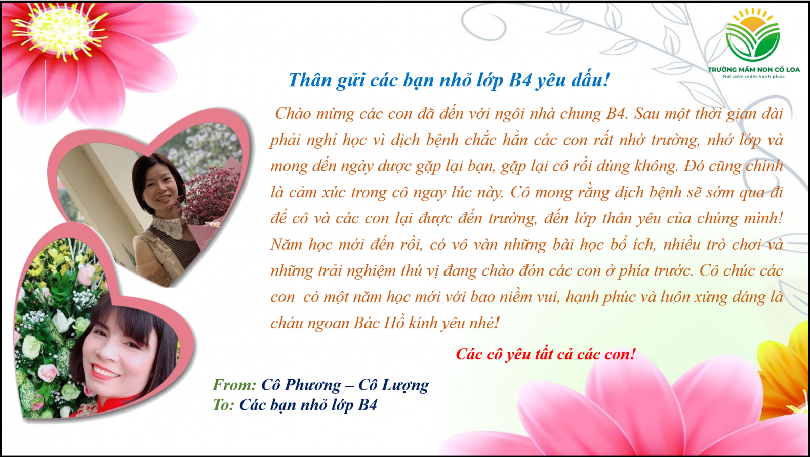 THÔNG BÁO: CHƯƠNG TRÌNH KHAI GIẢNG NĂM HỌC MỚI 2021-2022