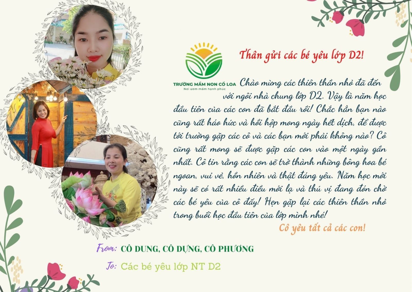 THÔNG BÁO: CHƯƠNG TRÌNH KHAI GIẢNG NĂM HỌC MỚI 2021-2022