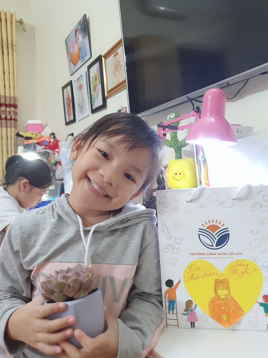 CHÀO MỪNG NGÀY PHỤ NỮ VIỆT NAM 20/10 VỚI HOẠT ĐỘNG TRẢI NGHIỆM: “MẦM CÂY YÊU THƯƠNG” TẠI TRƯỜNG MẦM NON CỔ LOA
