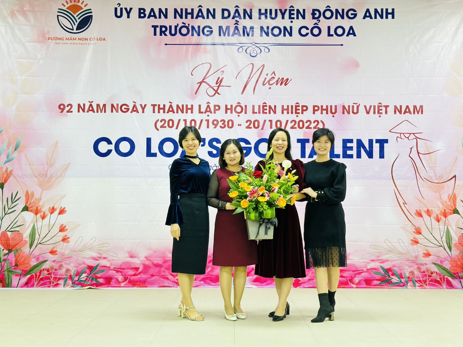 KỶ NIỆM 92 NĂM THÀNH LẬP HỘI LHPN VIỆT NAM- TRƯỜNG MẦM NON CỔ LOA ĐÃ TỔ CHỨC: HỘI THI " CỔ LOA GOTTALENT"