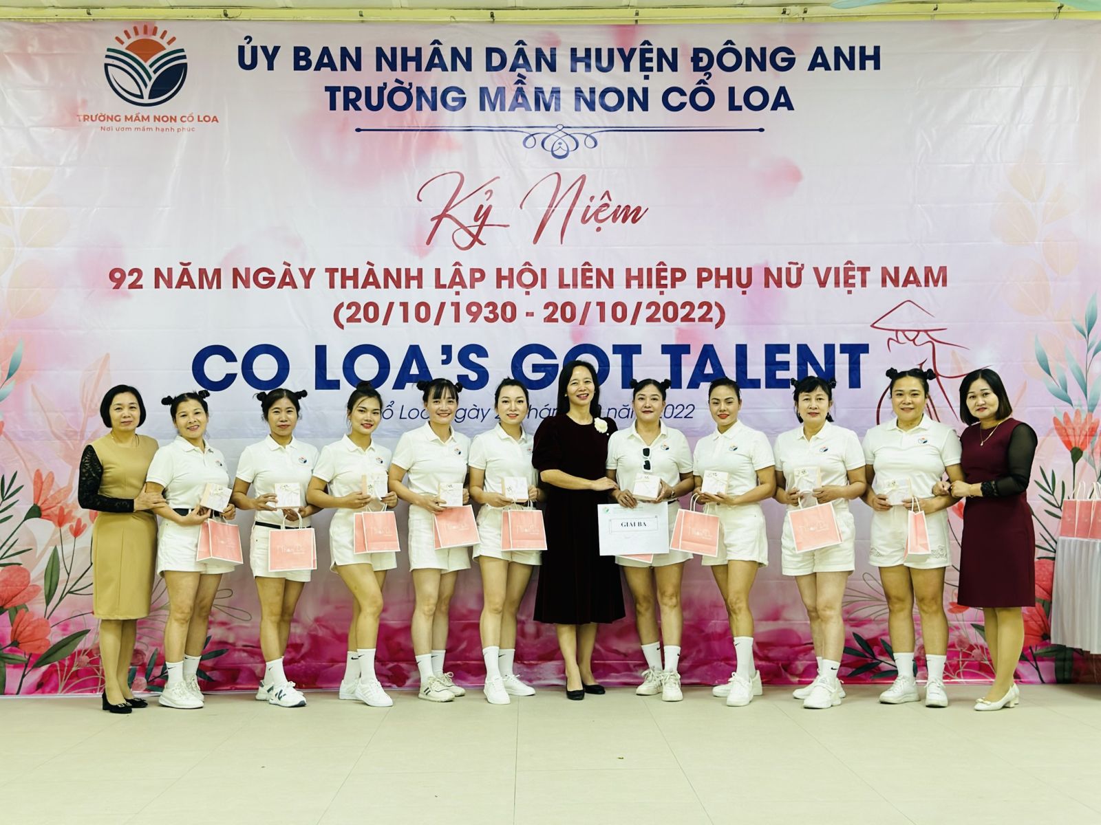 KỶ NIỆM 92 NĂM THÀNH LẬP HỘI LHPN VIỆT NAM- TRƯỜNG MẦM NON CỔ LOA ĐÃ TỔ CHỨC: HỘI THI " CỔ LOA GOTTALENT"