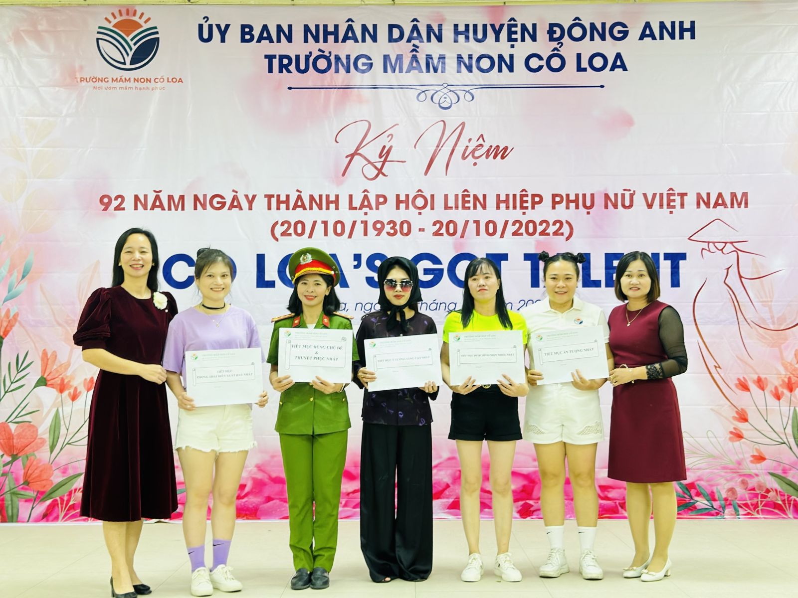 KỶ NIỆM 92 NĂM THÀNH LẬP HỘI LHPN VIỆT NAM- TRƯỜNG MẦM NON CỔ LOA ĐÃ TỔ CHỨC: HỘI THI " CỔ LOA GOTTALENT"