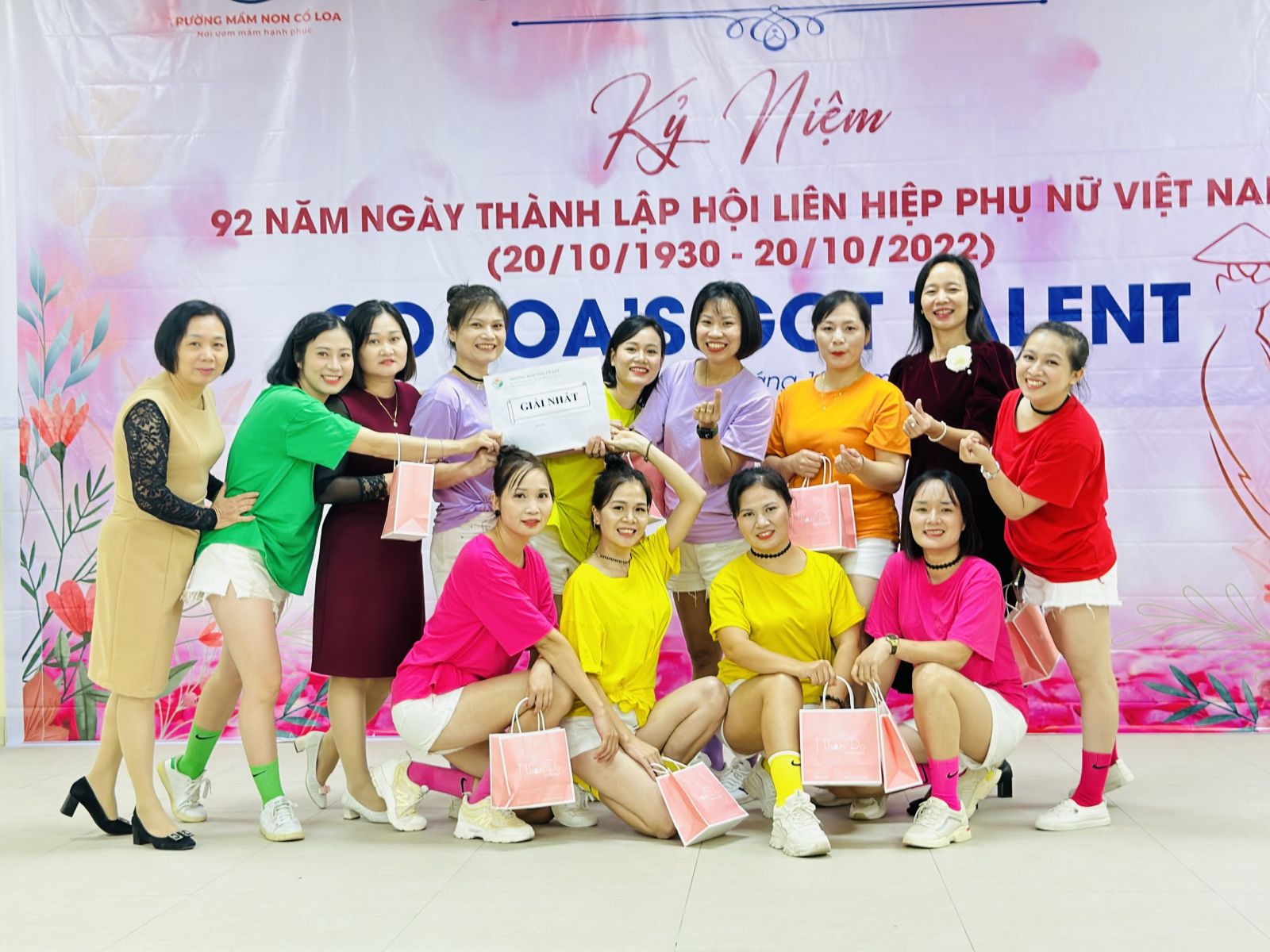 KỶ NIỆM 92 NĂM THÀNH LẬP HỘI LHPN VIỆT NAM- TRƯỜNG MẦM NON CỔ LOA ĐÃ TỔ CHỨC: HỘI THI " CỔ LOA GOTTALENT"