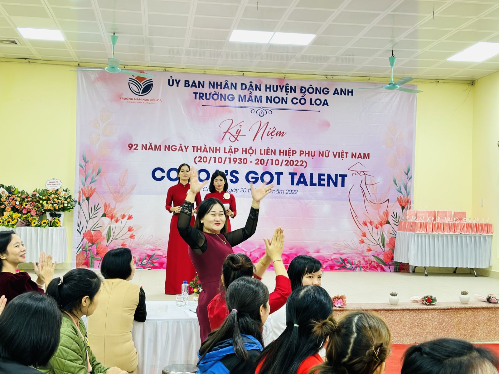 KỶ NIỆM 92 NĂM THÀNH LẬP HỘI LHPN VIỆT NAM- TRƯỜNG MẦM NON CỔ LOA ĐÃ TỔ CHỨC: HỘI THI " CỔ LOA GOTTALENT"