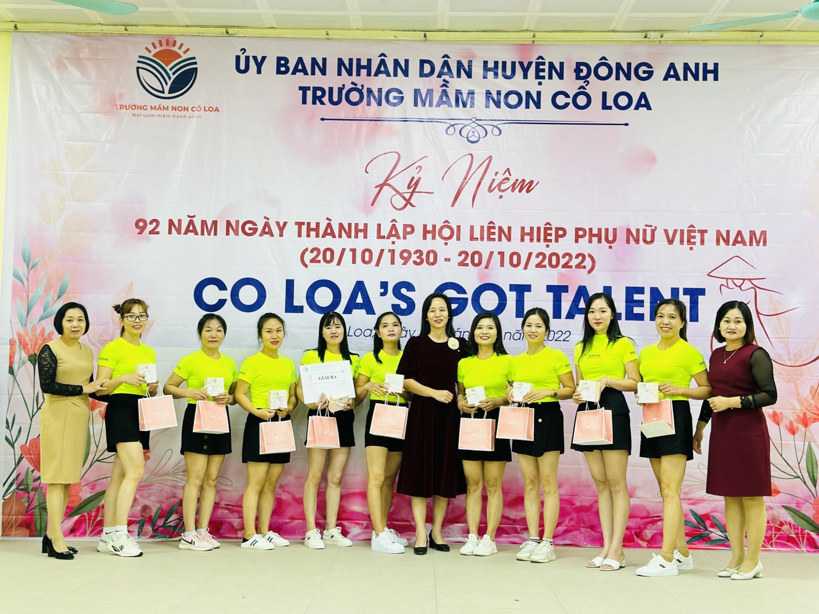 KỶ NIỆM 92 NĂM THÀNH LẬP HỘI LHPN VIỆT NAM- TRƯỜNG MẦM NON CỔ LOA ĐÃ TỔ CHỨC: HỘI THI " CỔ LOA GOTTALENT"