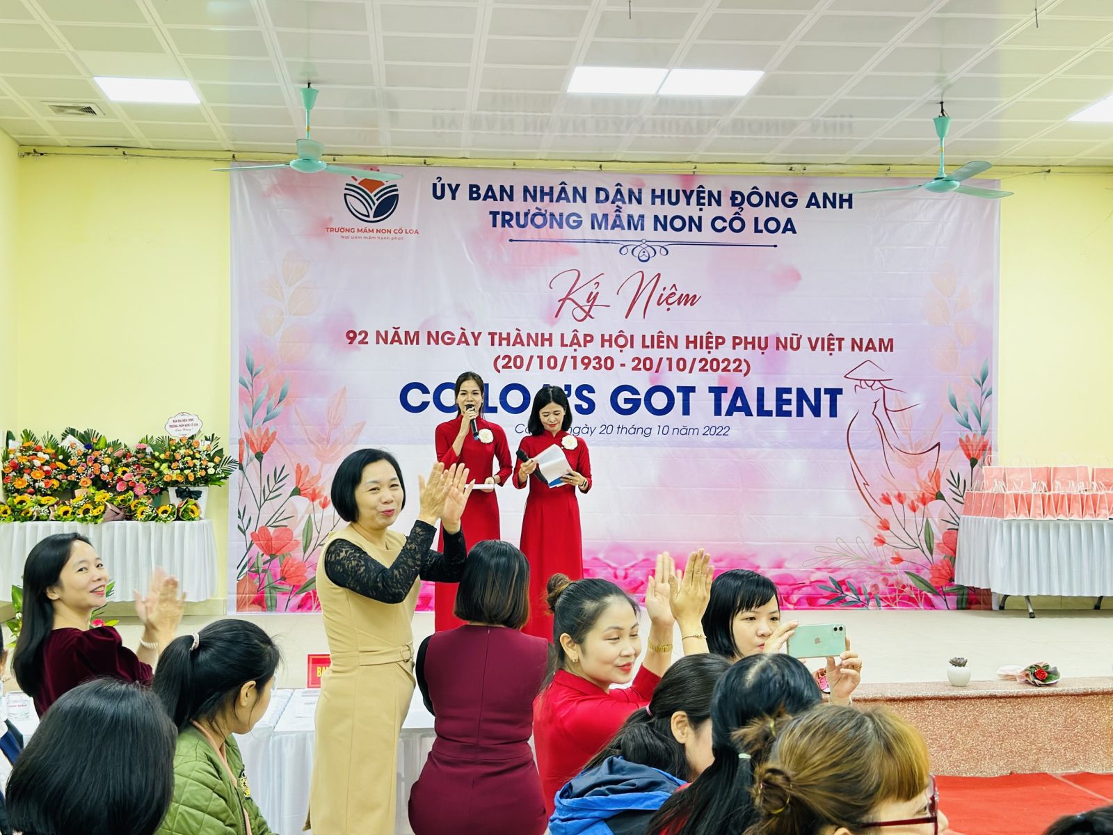 KỶ NIỆM 92 NĂM THÀNH LẬP HỘI LHPN VIỆT NAM- TRƯỜNG MẦM NON CỔ LOA ĐÃ TỔ CHỨC: HỘI THI " CỔ LOA GOTTALENT"