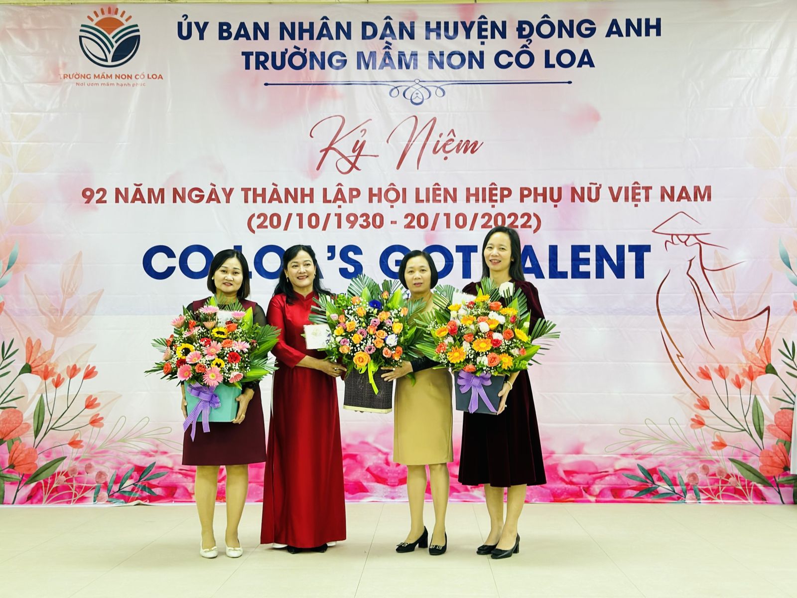 KỶ NIỆM 92 NĂM THÀNH LẬP HỘI LHPN VIỆT NAM- TRƯỜNG MẦM NON CỔ LOA ĐÃ TỔ CHỨC: HỘI THI " CỔ LOA GOTTALENT"
