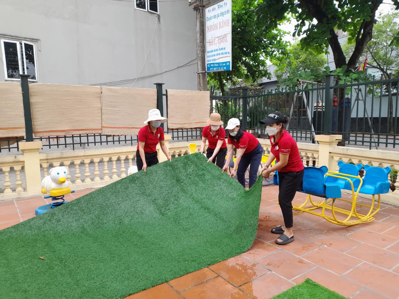 TRƯỜNG MẦM NON CỔ LOA HOÀN THIỆN CÔNG TÁC CHUẨN BỊ TRƯỚC KHI ĐÓN HỌC SINH ĐI HỌC TRỞ LẠI