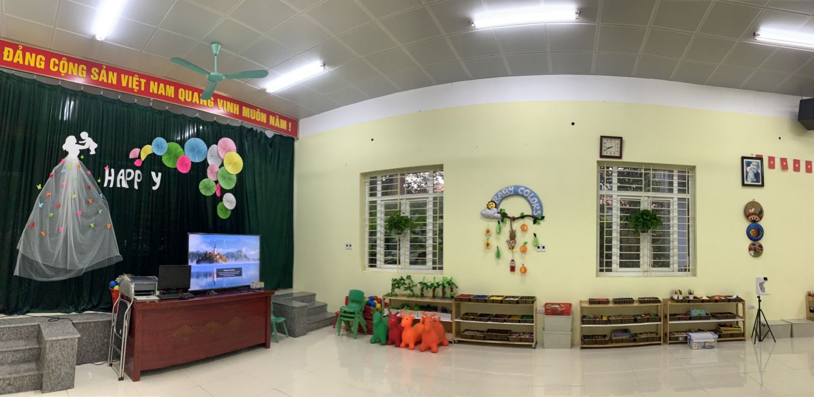 TRƯỜNG MẦM NON CỔ LOA HOÀN THIỆN CÔNG TÁC CHUẨN BỊ TRƯỚC KHI ĐÓN HỌC SINH ĐI HỌC TRỞ LẠI