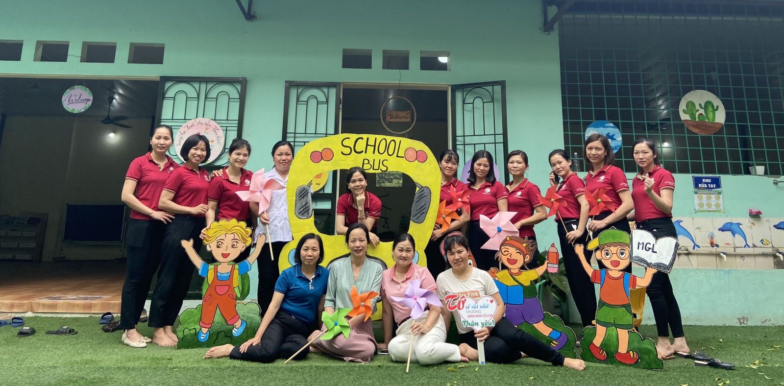 TRƯỜNG MẦM NON CỔ LOA HOÀN THIỆN CÔNG TÁC CHUẨN BỊ TRƯỚC KHI ĐÓN HỌC SINH ĐI HỌC TRỞ LẠI