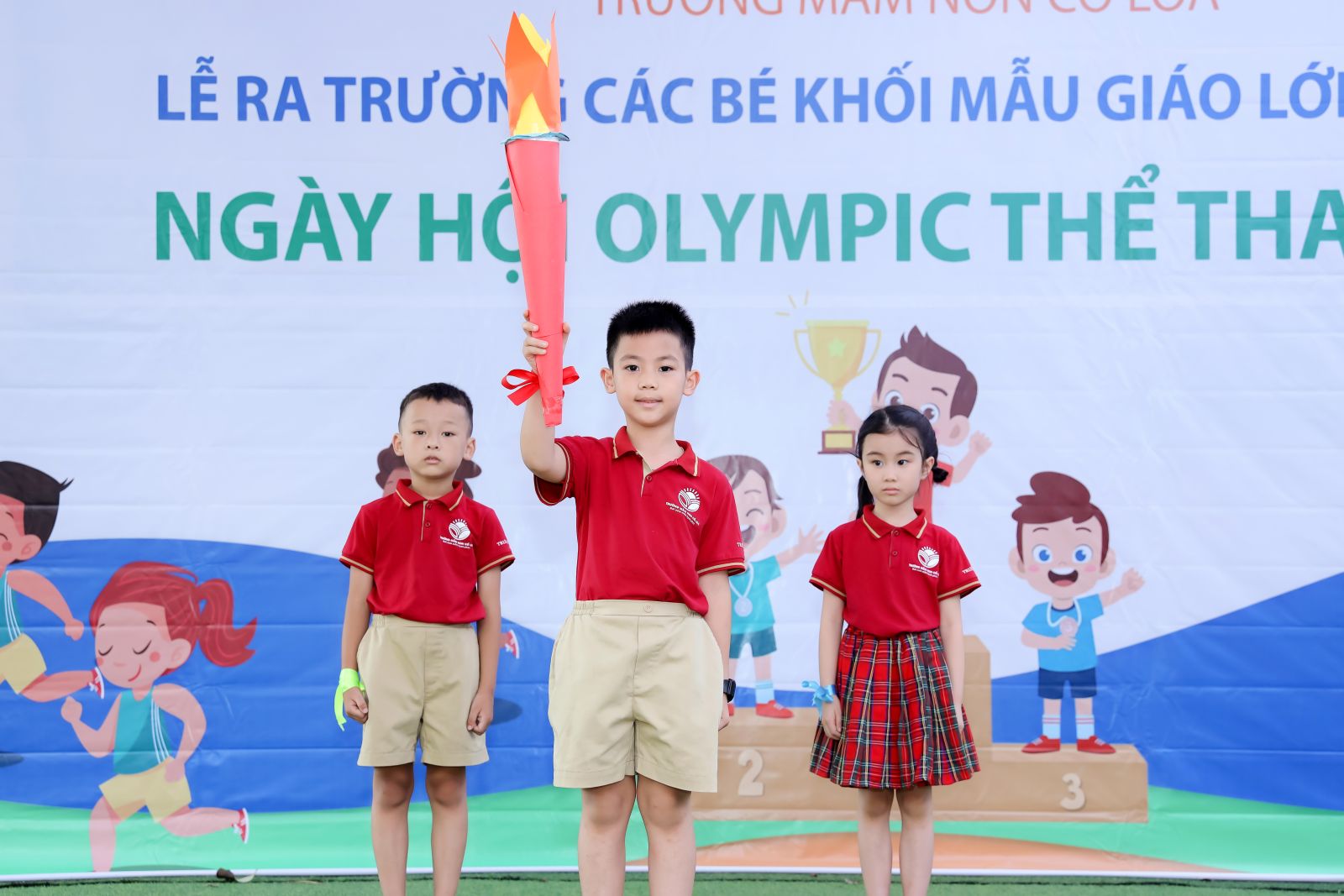 " LỄ RA TRƯỜNG CHO CÁC BÉ KHỐI MGL TRƯỜNG MN CỔ LOA" và “NGÀY HỘI OLYMPIC THỂ THAO 2022".