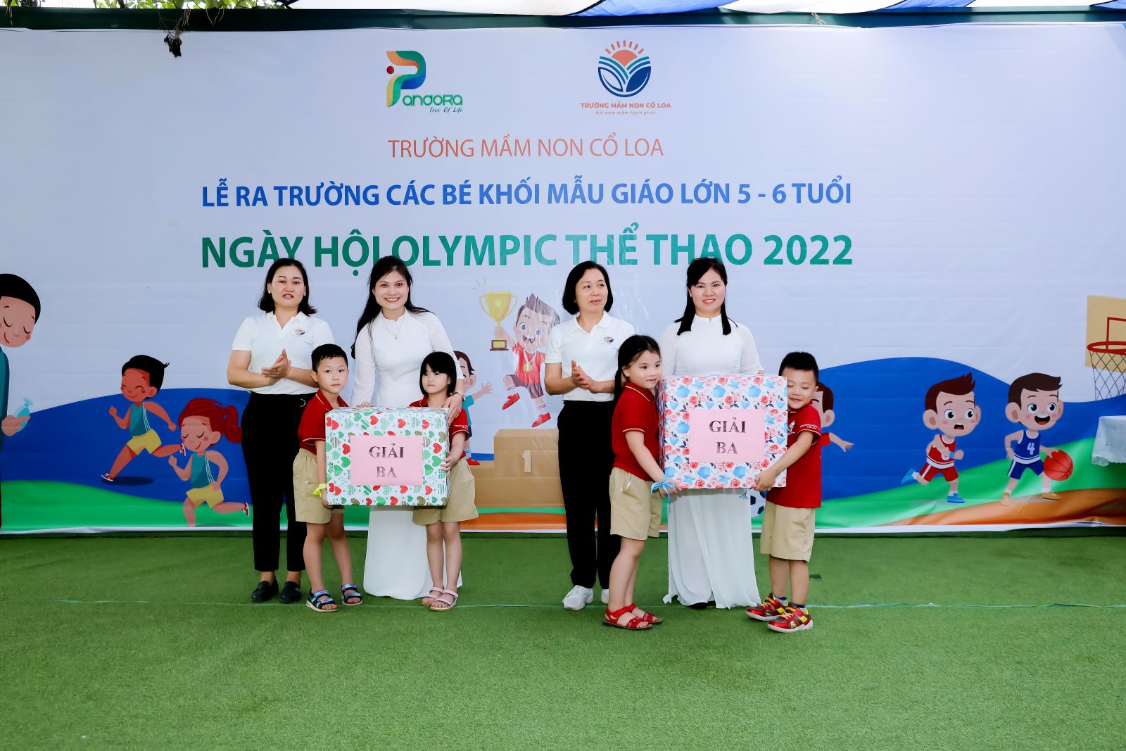 " LỄ RA TRƯỜNG CHO CÁC BÉ KHỐI MGL TRƯỜNG MN CỔ LOA" và “NGÀY HỘI OLYMPIC THỂ THAO 2022".