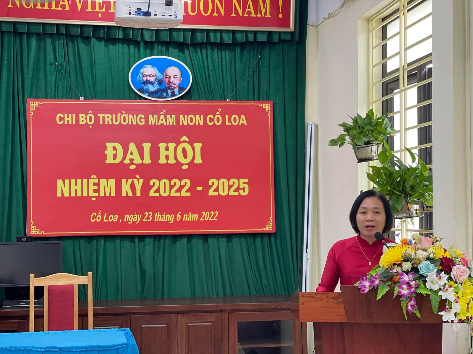 ĐẠI HỘI CHI BỘ TRƯỜNG MN CỔ LOA NHIỆM KÌ 2022 - 2025