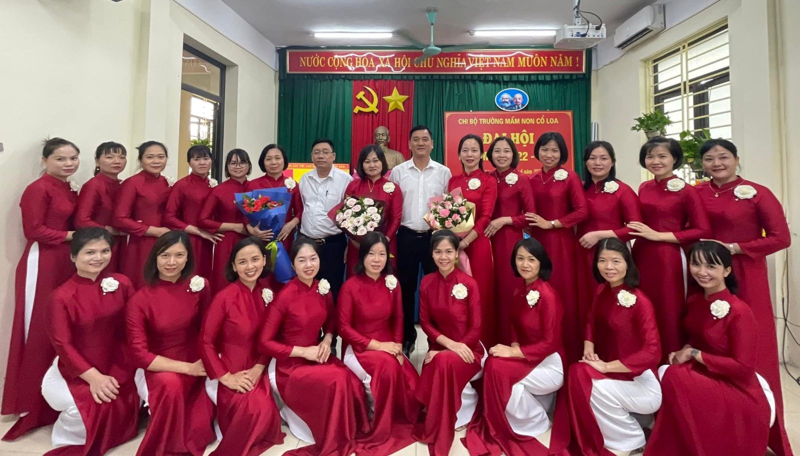 ĐẠI HỘI CHI BỘ TRƯỜNG MN CỔ LOA NHIỆM KÌ 2022 - 2025