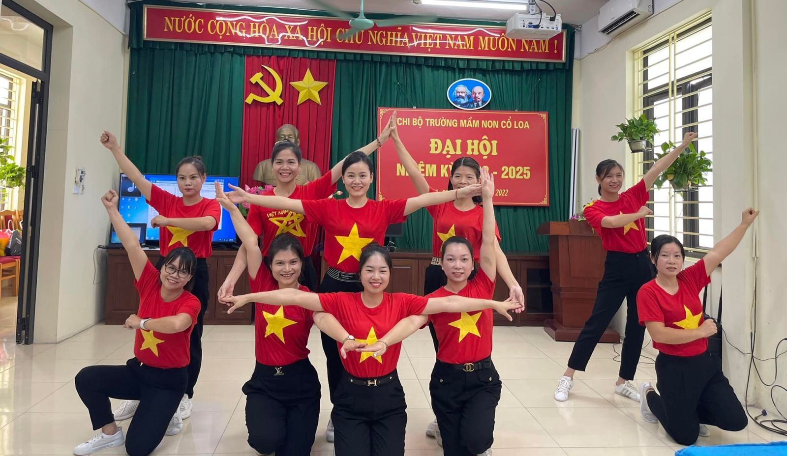 ĐẠI HỘI CHI BỘ TRƯỜNG MN CỔ LOA NHIỆM KÌ 2022 - 2025