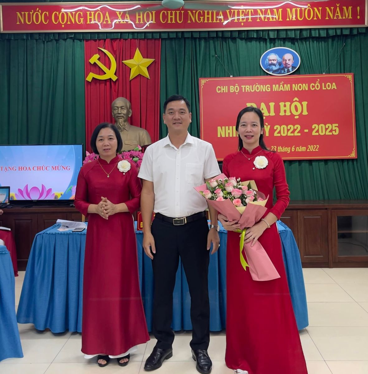 ĐẠI HỘI CHI BỘ TRƯỜNG MN CỔ LOA NHIỆM KÌ 2022 - 2025