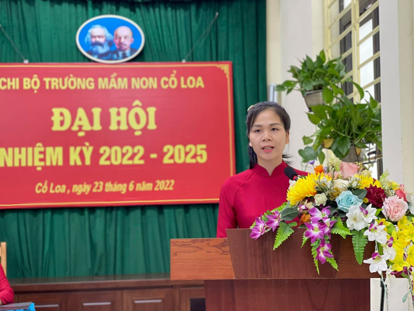 ĐẠI HỘI CHI BỘ TRƯỜNG MN CỔ LOA NHIỆM KÌ 2022 - 2025