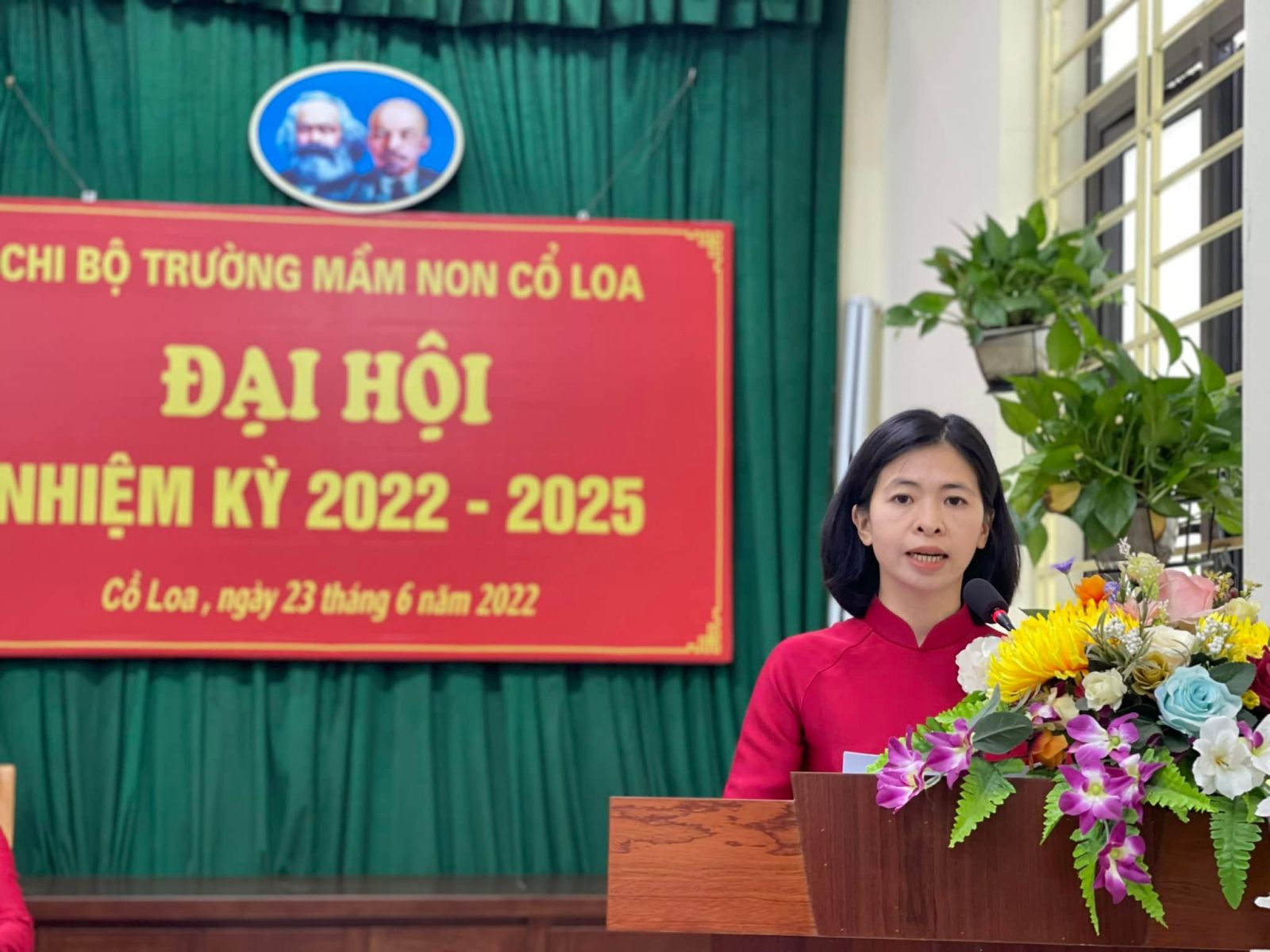 ĐẠI HỘI CHI BỘ TRƯỜNG MN CỔ LOA NHIỆM KÌ 2022 - 2025