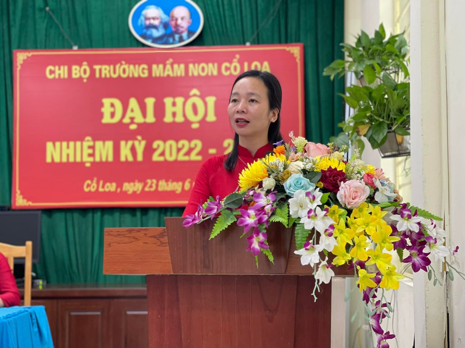 ĐẠI HỘI CHI BỘ TRƯỜNG MN CỔ LOA NHIỆM KÌ 2022 - 2025