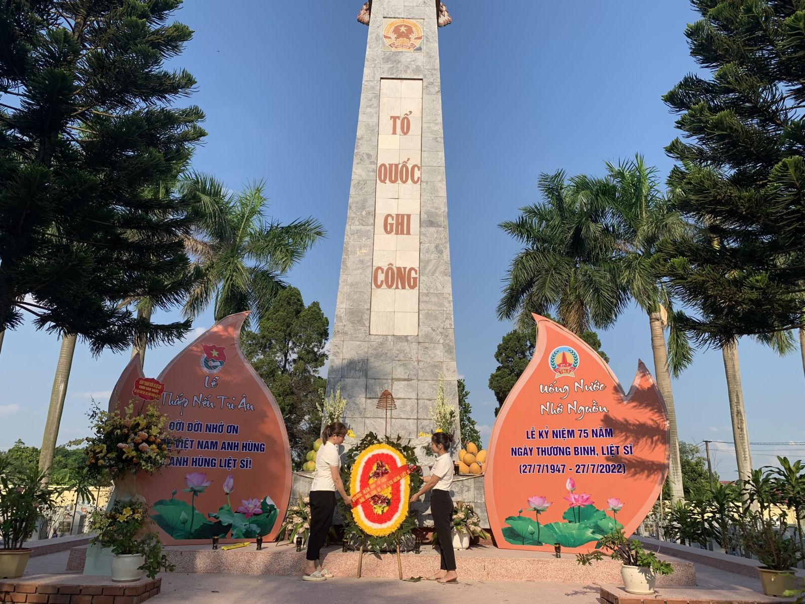 UỐNG NƯỚC NHỚ NGUỒN - KỶ NIỆM 75 NĂM NGÀY THƯƠNG BINH LIỆT SĨ