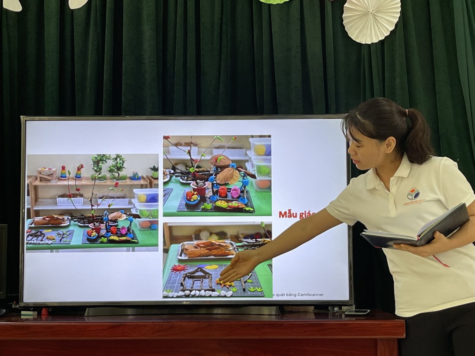 TRƯỜNG MẦM NON CỔ LOA TỔ CHỨC TẬP HUẤN CHUYÊN ĐỀ:  “CÁCH SỬ DỤNG NGUYÊN VẬT LIỆU RỜI TRONG THỰC HIỆN CHUYÊN ĐỀ XÂY DỰNG TRƯỜNG MẦM NON LẤY TRẺ LÀM TRUNG TÂM” NĂM HỌC 2022 – 2023.