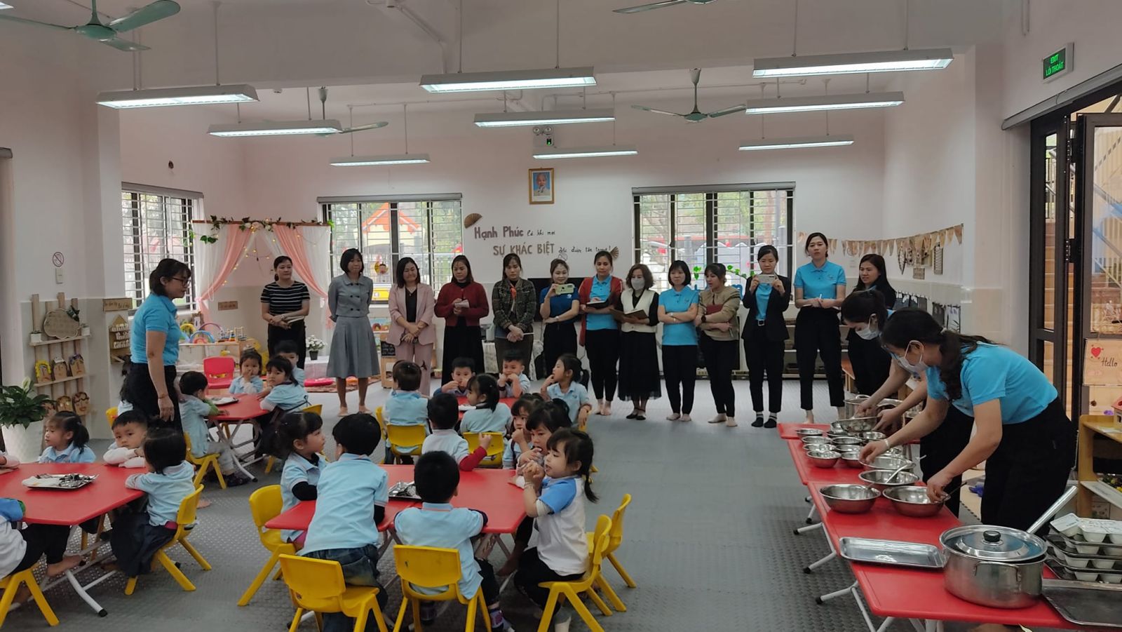 "TỔ CHỨC KIẾN TẬP ĐỔI MỚI HÌNH THỨC TRONG HOẠT ĐỘNG NUÔI DƯỠNG TRẺ TẠI TRƯỜNG MẦM NON CỔ LOA"