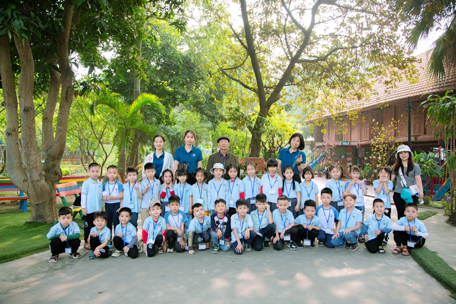HOẠT ĐỘNG THAM QUAN TRẢI NGHIỆM TẠI KHU TRANG TRẠI GIÁO DỤC CÁNH BUỒM XANH CỦA KHỐI MẪU GIÁO LỚN VÀ MẪU GIÁO NHỠ