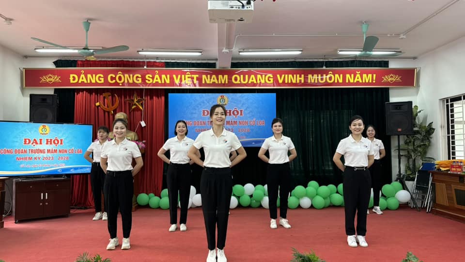 ĐẠI HỘI CÔNG ĐOÀN CƠ SỞ TRƯỜNG MẦM NON CỔ LOA NHIỆM KỲ 2023-2028